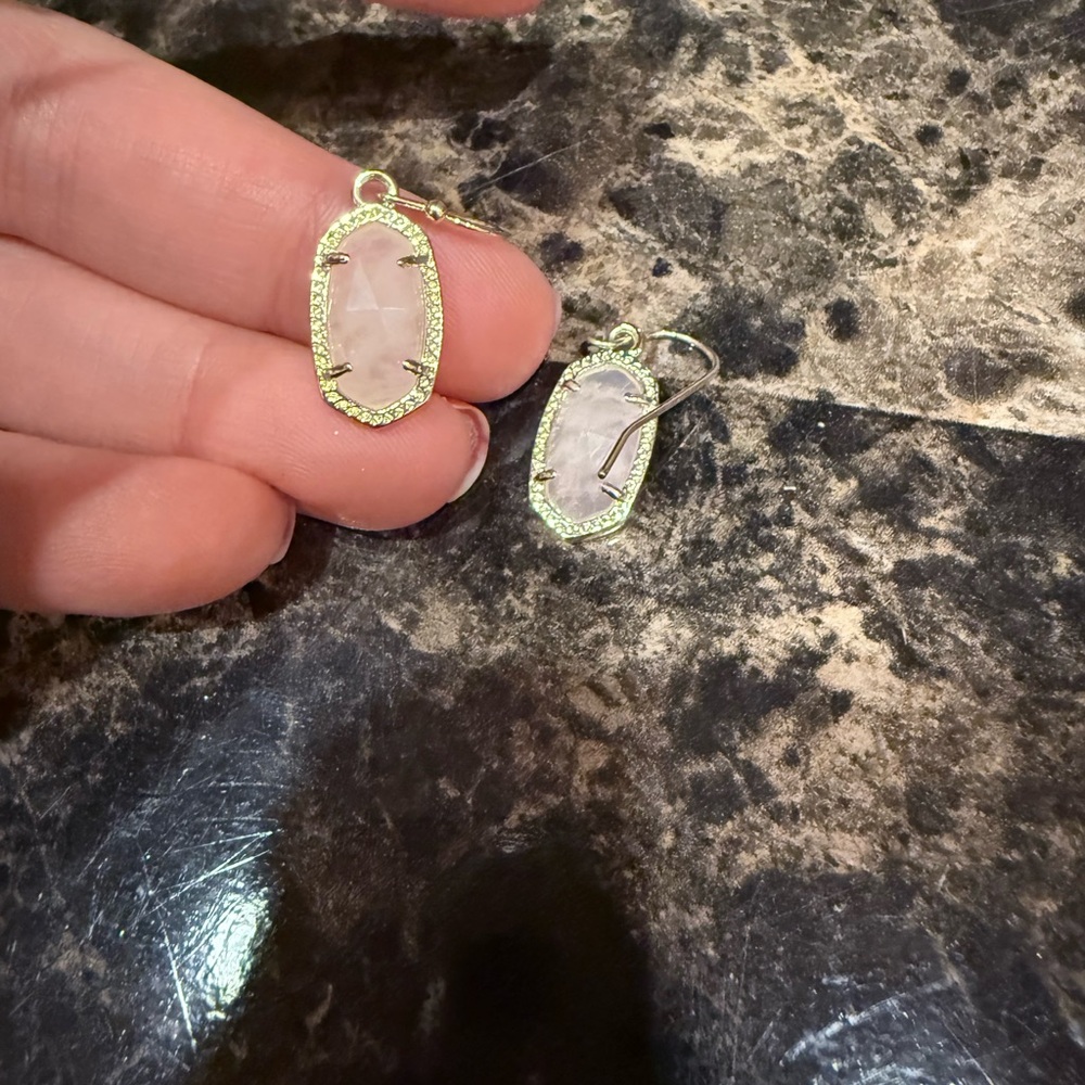 Kendra Scott Dani Gold Drop Earrings - Picture 5 of 9